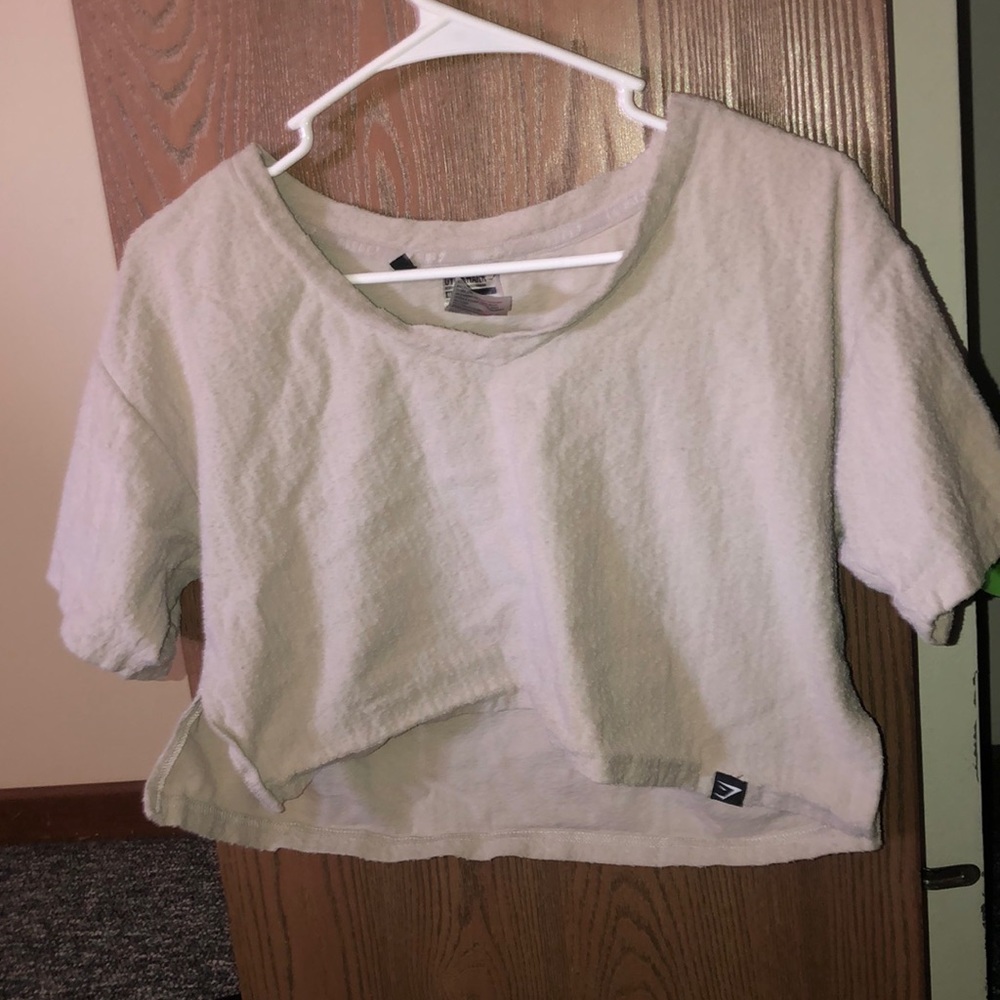 Gymshark cropped towel t-shirt
